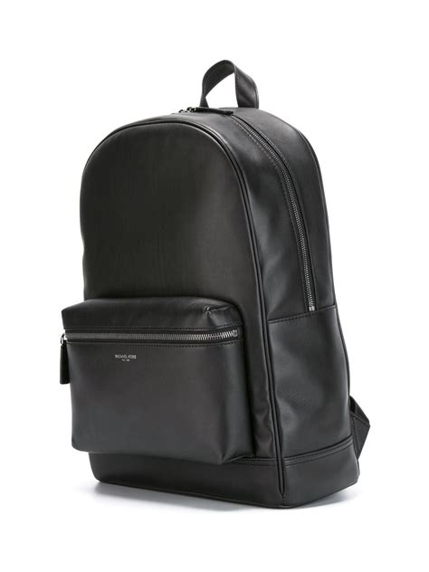 michael kors men's kent backpack|Michael Kors men's leather backpack.